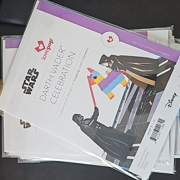 Darth Vader Celebration Lovepop Greeting Card - Picture 2 of 5